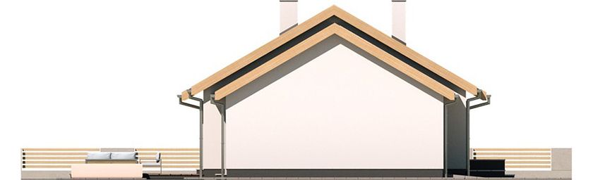 Фасад дома CII-6466-39 Фасад дома CII-6466-39