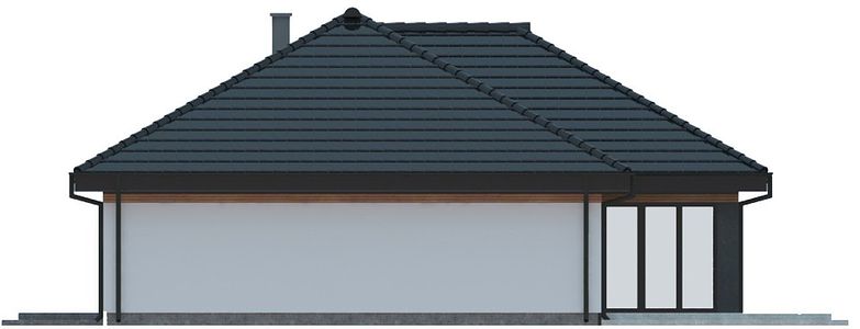Фасад дома CDH-5876-45 Фасад дома CDH-5876-45